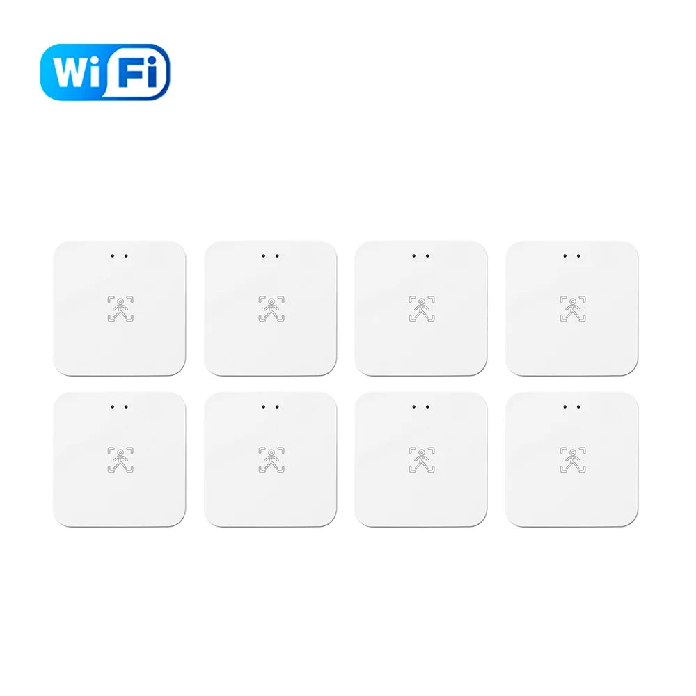 Tuya Wifi/Zigbee Human Presence Detector Smart Human Body PIR Sensor 24G Radar Detector Motion Sensors Support Smart Life