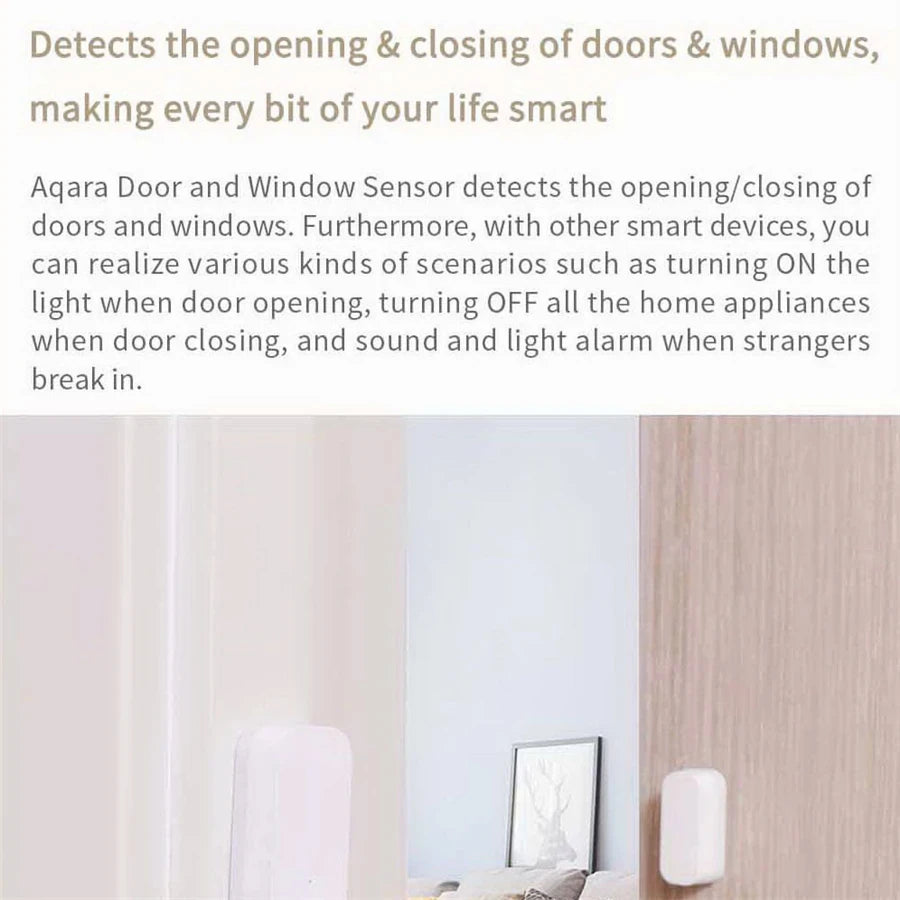 Door Window Sensor E1 Zigbee 3.0 APP Remote Control Smart Home Safety Alarm for Xiaomi Mijia APP Apple Homekit
