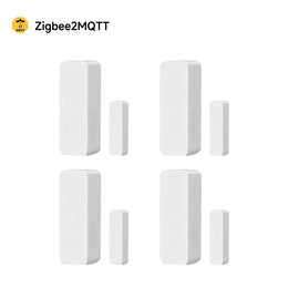 Zigbee2Mqtt (Z2M) Door Sensor, High Precision Security Detector, Tuya Ecosystem Compatible for Versatile Connectivity