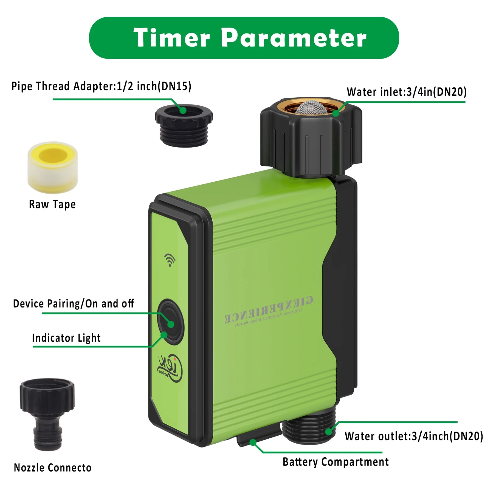 2024 NEW ZIGBEE Garden Watering Timer Smart Sprinkler Drip Irrigation System Built-In Water Flow Recorder Controller TUYA