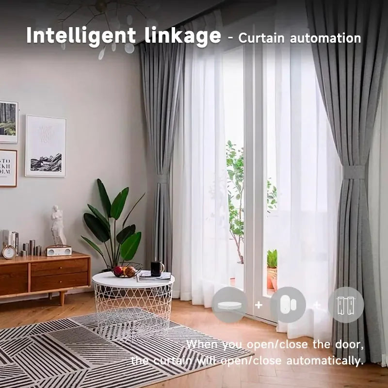 Tuya Zigbee Door Sensor Window Detectors Magnetic Sensor Smart Home Security Protection Remote Monitor from APP Z2MQTT Z2M