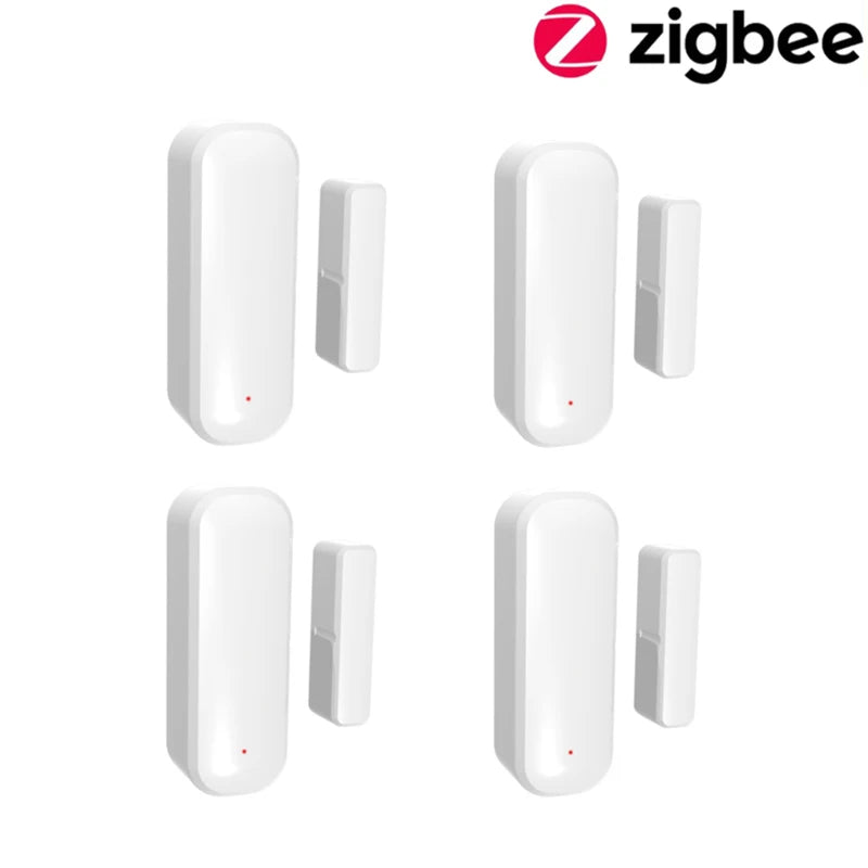 Tuya Zigbee/Wifi Magnetic Doo Window Sensor Open Closed Alarm Detector Smart Life APP Work with Alexa Google Home Need Gateway