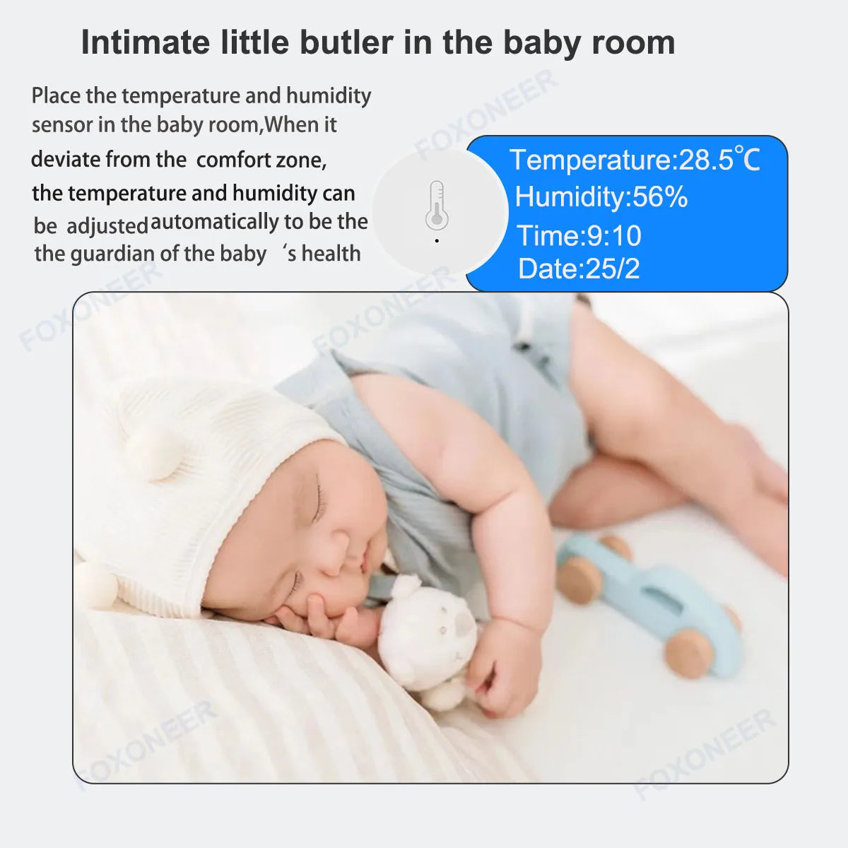 Revolutionize Your Home with the Tuya Zigbee Smart Temperature and Humidity Sensor – Effortless Monitoring with Alexa and Google Home Compatibility