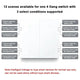 Smart Zigbee Scene Switch 4 Gang 12 Scene Switch Push Button Smart Life Controller Works with 2MQTT and Zigbee Gateway