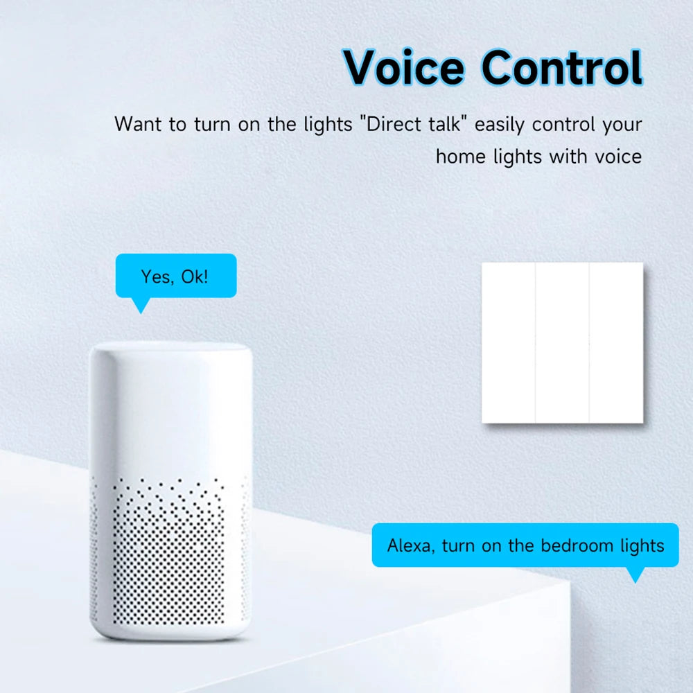 Tuya Zigbee Smart Scene Switch 6 Button Switch Home Assistant Tuya Smart Home 6 Keys Switch Compatible with Alexa Google Home