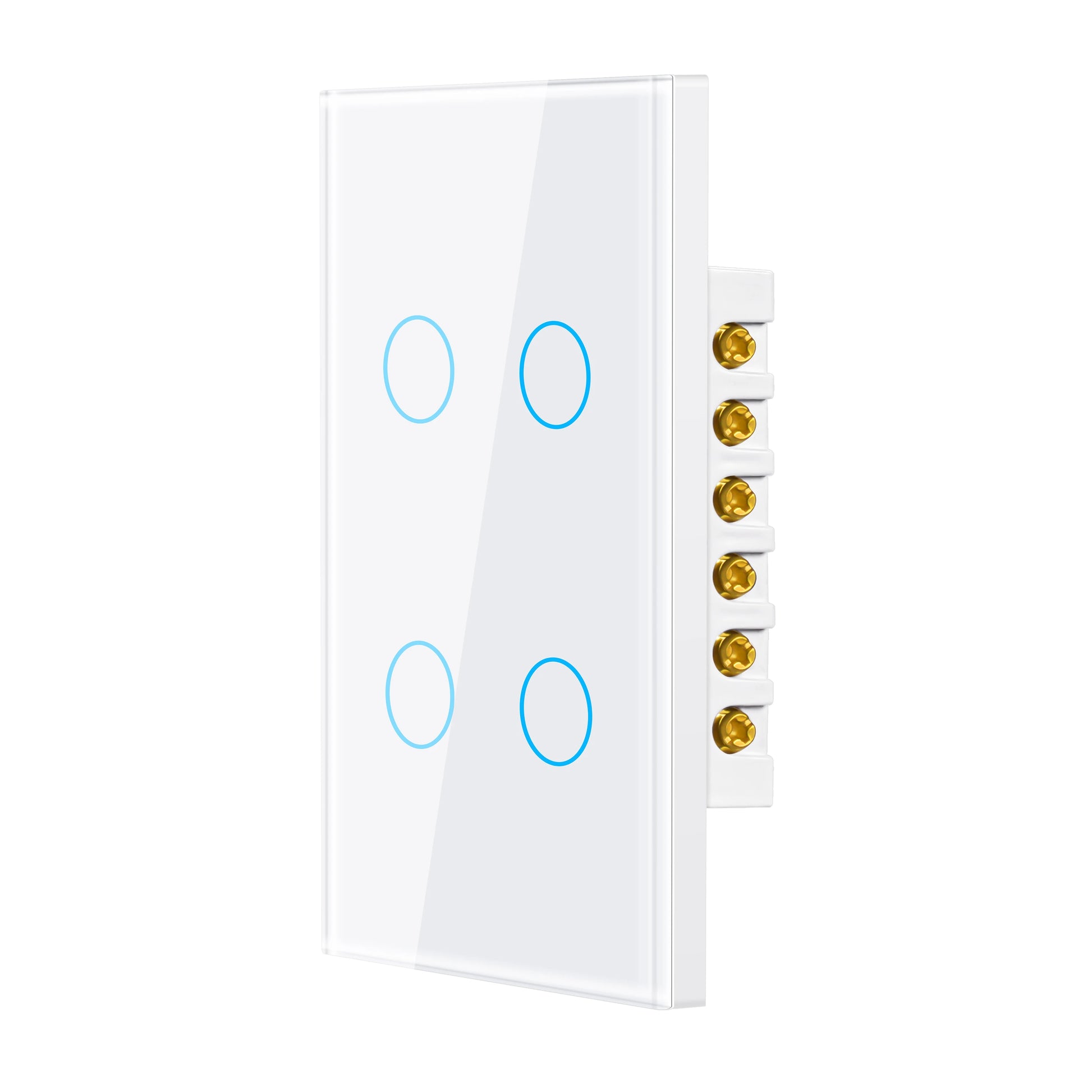 1 2 3 4 Gang Tuya Zigbee Smart Light 2-Way Control Touch Wall Switch With/No Neutral Wire Smart Life via Alexa Google Home Alice