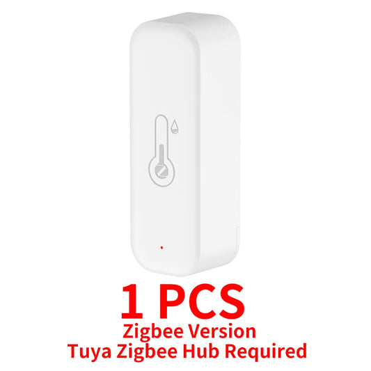 1~4Pcs Tuya Zigbee 3.0 Temperature Humidity Sensor  ZTH02 Work with Smartlife Yandex Alexa