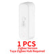 1~4Pcs Tuya Zigbee 3.0 Temperature Humidity Sensor  ZTH02 Work with Smartlife Yandex Alexa
