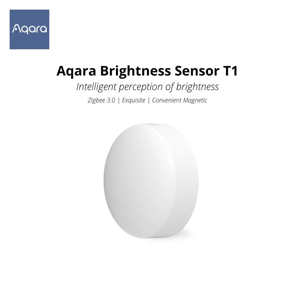 Light Sensor T1 Brightness Sensor Zigbee 3.0 Smart Home Light Detector Magnetic Remote Control  Home Homekit APP