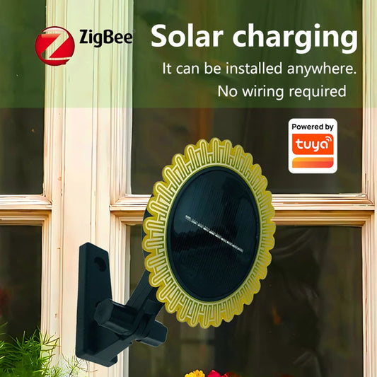 Zigbee Light and Rain Sensor 2-In-1 Function, Built-In Lithium Battery ,Tuya Smart Light and Rainwater Detection Smart Life App