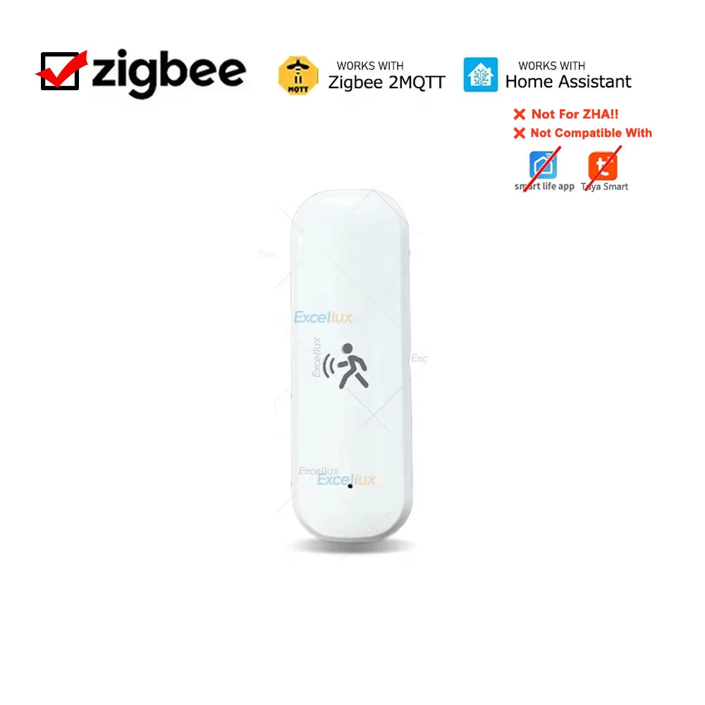 Zigbee Human Motion Sensor Radar Mmwave Temperature and Humidity Sensor Security Burglar Works with Home Assistant Zigbee2Mqtt