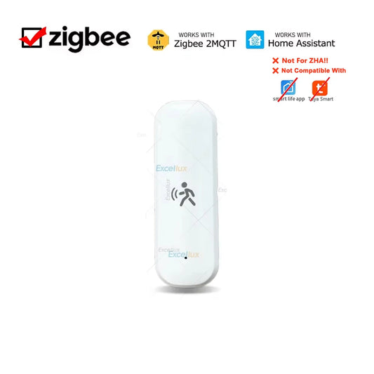Zigbee Human Motion Sensor Radar Mmwave Temperature and Humidity Sensor Security Burglar Works with Home Assistant Zigbee2Mqtt