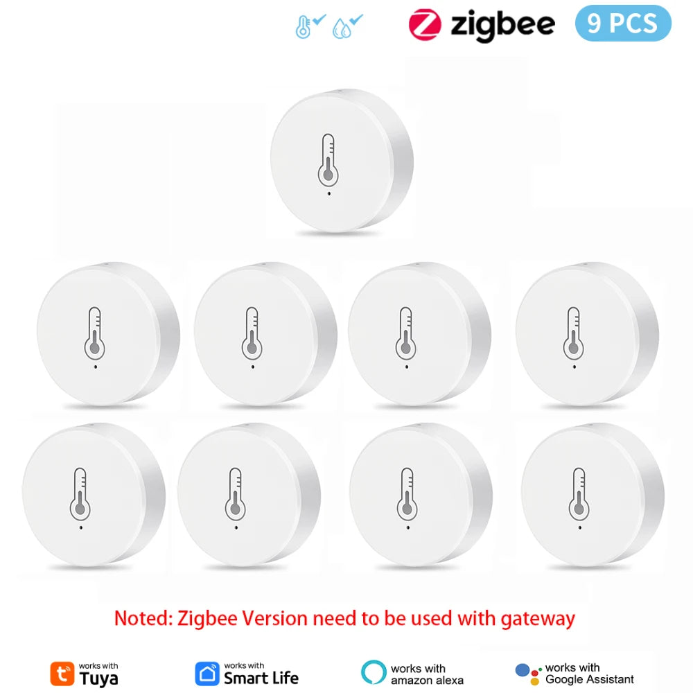 Revolutionize Your Home with the Tuya Zigbee Mini Temperature and Humidity Sensor – Smart Remote Monitoring with Alexa and Google Home Integration