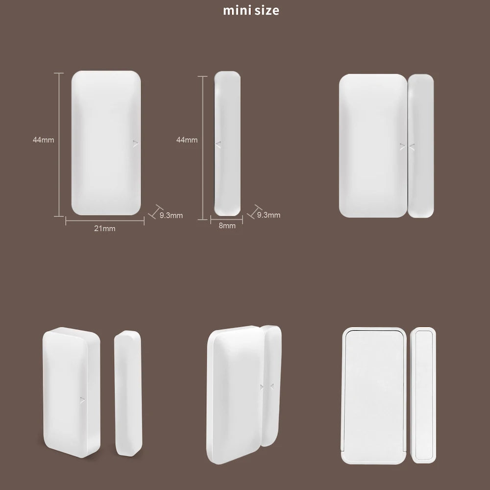 Revolutionize Your Home Security with the Zigbee2Mqtt Smart Door and Window Sensor - Compatible with Home Assistant and Ewelink Gateway!