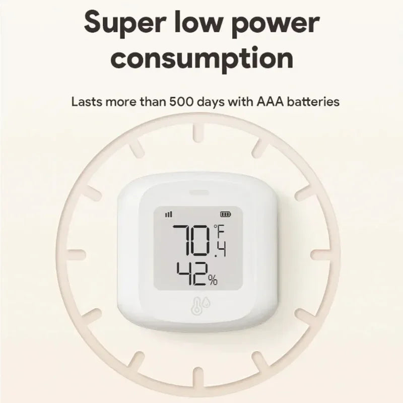Xiaomi Smart Wifi/Zigbee Temperature Humidity Sensor Indoor Hygrometer Thermometer with LCD Display Support Alexa Google Home