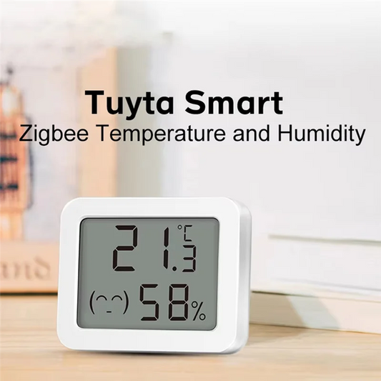 Upgrade Your Home with the B29C-Tuya Zigbee Smart Temperature and Humidity Sensor - Perfect for Alexa & Google Assistant!