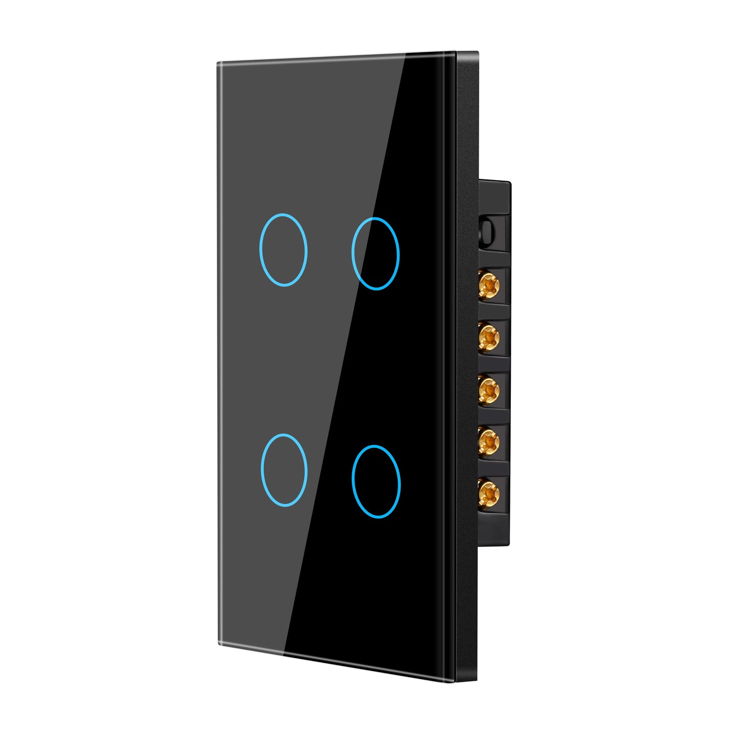 1 2 3 4 Gang Tuya Zigbee Smart Light 2-Way Control Touch Wall Switch With/No Neutral Wire Smart Life via Alexa Google Home Alice