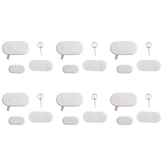 3Cgro-Tuya Zigbee 3.0 Smart Contact Detectors Security Gate Door Window Sensor Transducer Smart Life Home(6Pcs)