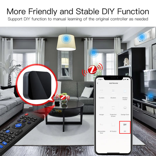 Transform Your Smart Home with the Zigbee Universal Infrared Remote Controller - Compatible with Alexa and Google Home
