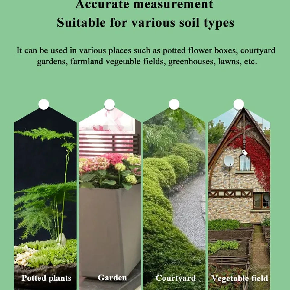 Zigbee Soil Tester Temperature and Humidity Meter Waterproof Tuya Thermohygrometer Garden Automation Irrigation Detector