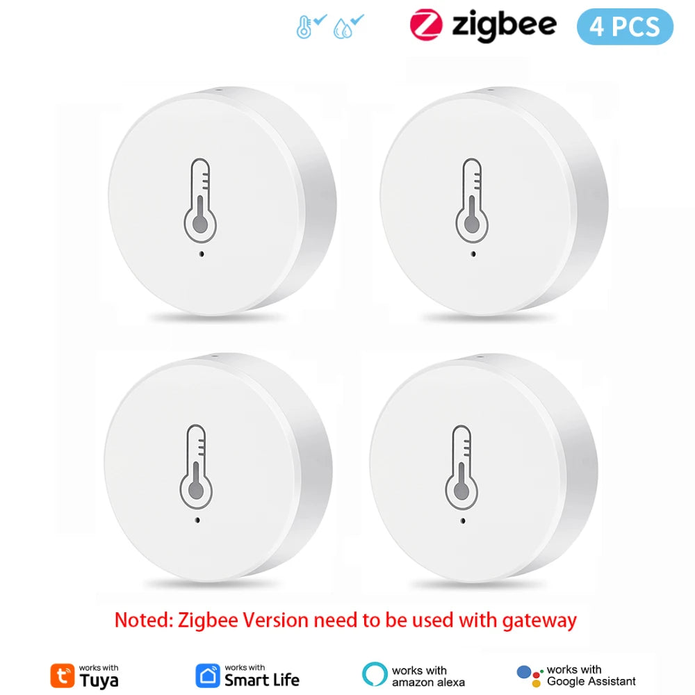 Revolutionize Your Home with the Tuya Zigbee Mini Temperature and Humidity Sensor – Smart Remote Monitoring with Alexa and Google Home Integration
