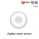 Zigbee Flood Sensor Water Leakage Detector Water Tank Full Alert Overflow Security Alarm System Tuya Smart App Remote Control