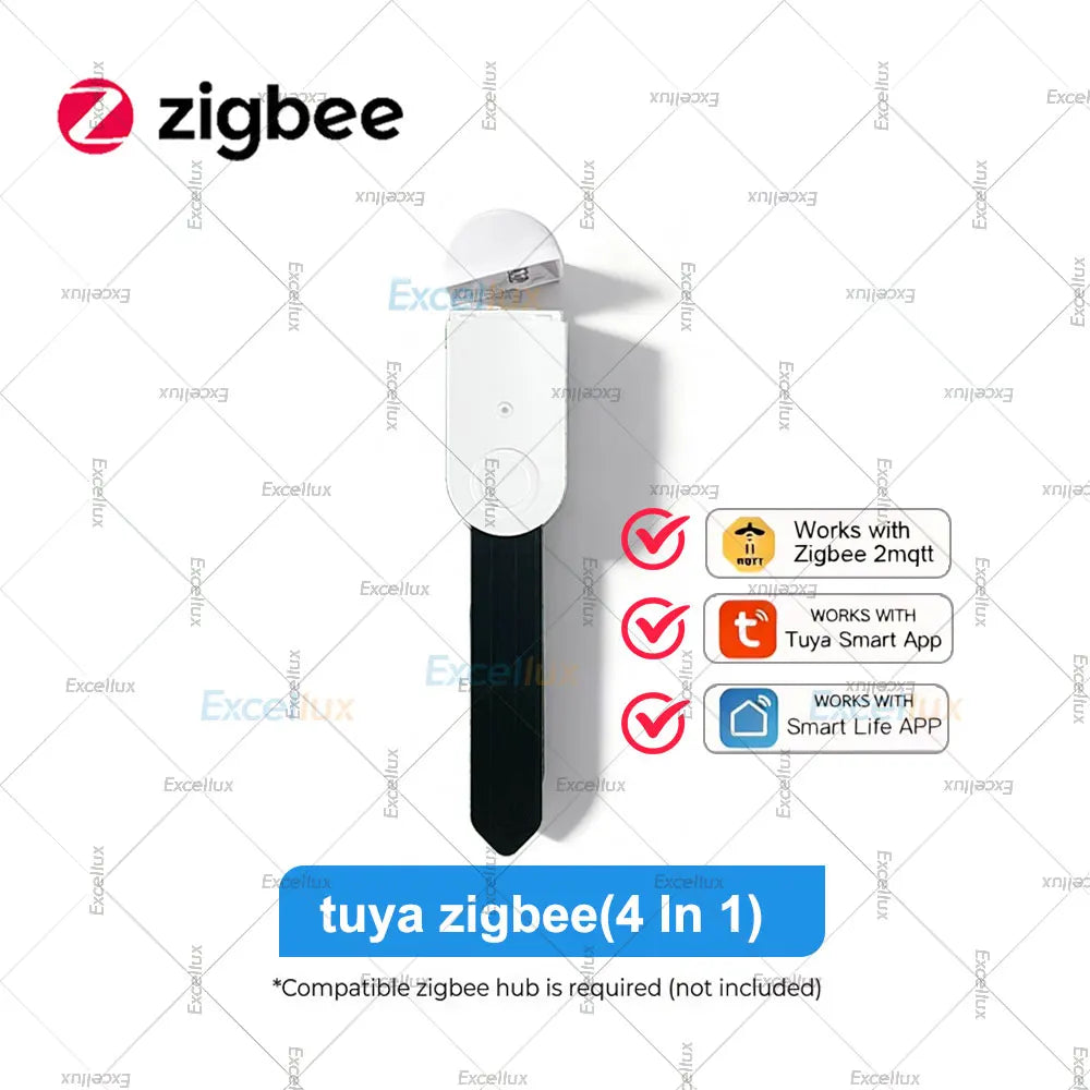 Zigbee 3.0 Smart Soil Moisture Sensor:Moisture/Temp/Humidity Meter/Light/Fertility Monitor,For Tuya/Smart Life/Z2M,Need Gateway