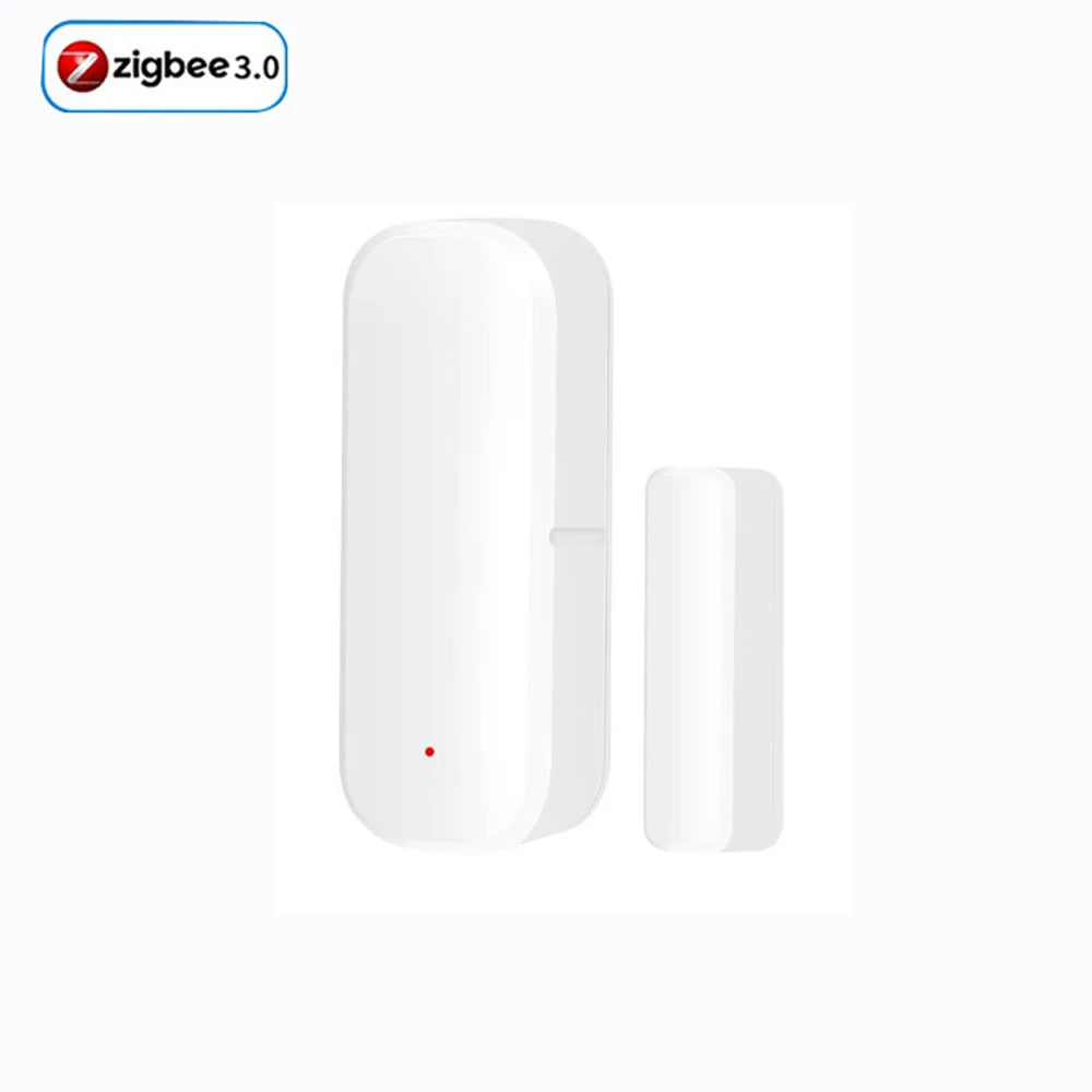Tuya Zigbee Intelligent Wireless Door and Window Alarm Sensor Intelligent Linkage Sensing ZIGBEE Door Magnetic Alarm Smart Life