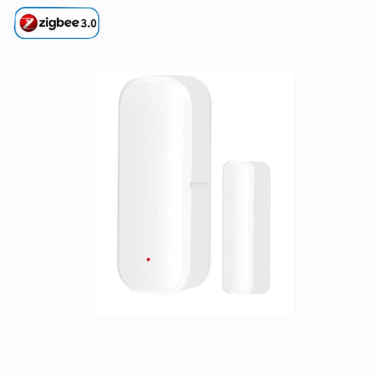 Tuya Zigbee Intelligent Wireless Door and Window Alarm Sensor Intelligent Linkage Sensing ZIGBEE Door Magnetic Alarm Smart Life