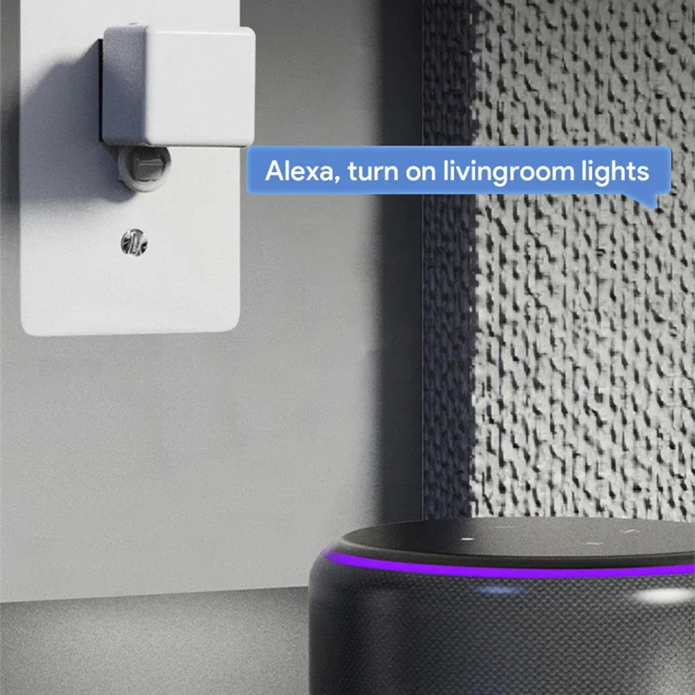 Tuya Zigbee Homekit Fingerbot Switch Button Push Touch Arms Fingerbot Wireless Thumb Remote Control Switch Works Alexa Google