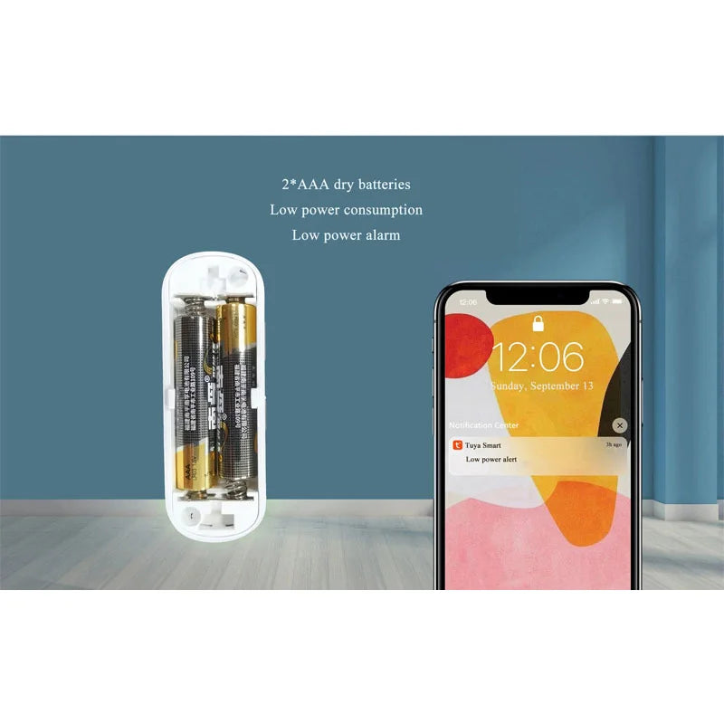 Tuya Smart Motion Sensor Graffiti Zigbee Vibration Detector anti Theft Alarm Door Window Table Safe Real-Time Monitoring