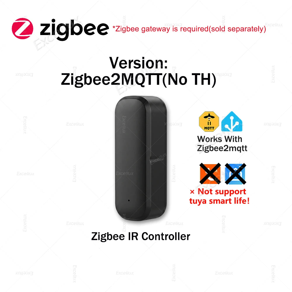 Zigbee Smart IR Remote Wireless Universal Infrared Controller for TV Air Conditioner Work with Smart Life TUYA Zigbee2Mqtt Alexa