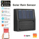 Tuya Zigbee Rain Sensor Real-Time Rain Alerts Smart Home Integration, IP65 Waterproof, Solar-Powered for Garden & Irrigation