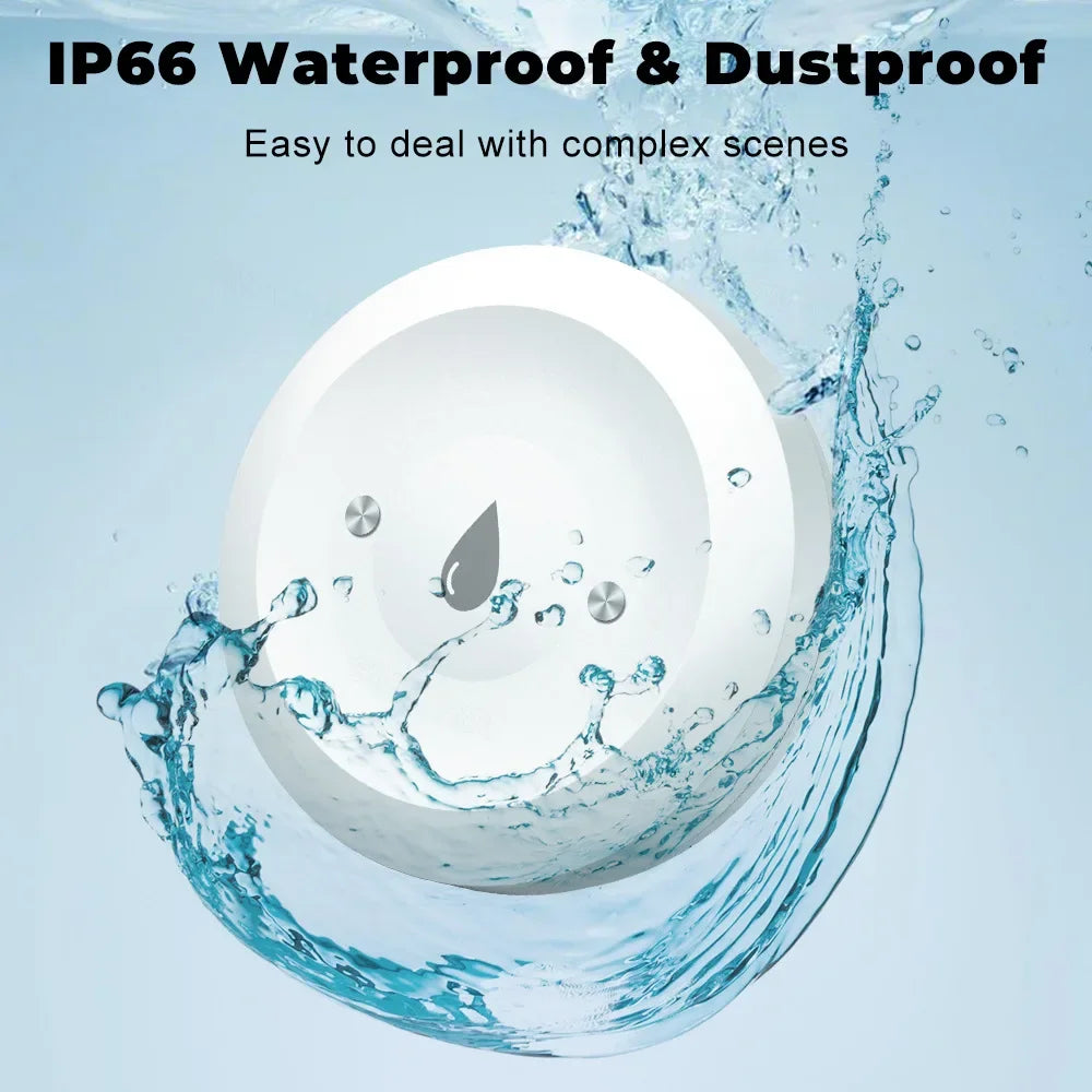 Tuya Zigbee Smart Water Leak Detector - Stay Alert with Real-Time Flood Monitoring and Remote App Control