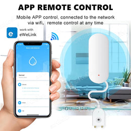 Zigbee Water Leakage Sensor Alarm Water Level Detector Flood Leakage Sensor Ewelink APP Remote Control Security Alarm System