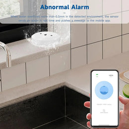 Zigbee3.0 Water Leakage Sensor Water Leak Flood Detector with App Remote Monitoring Ewelink Tuya Smart Life Alert for HA 2Mqtt