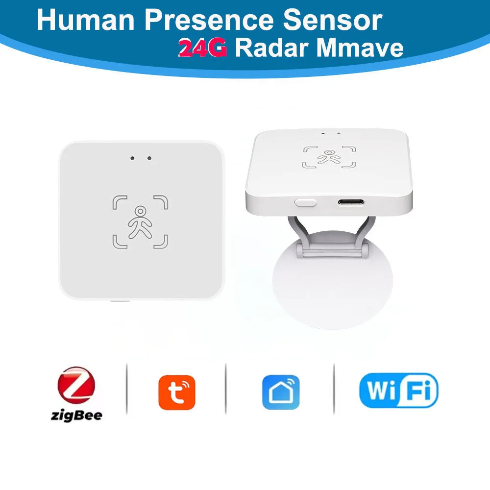 Wifi / Zigbee Smart Human Presence Sensor,Luminance/Distance Detection, Tuya Smart Life Home Automation,For Z2M Alexa, Google
