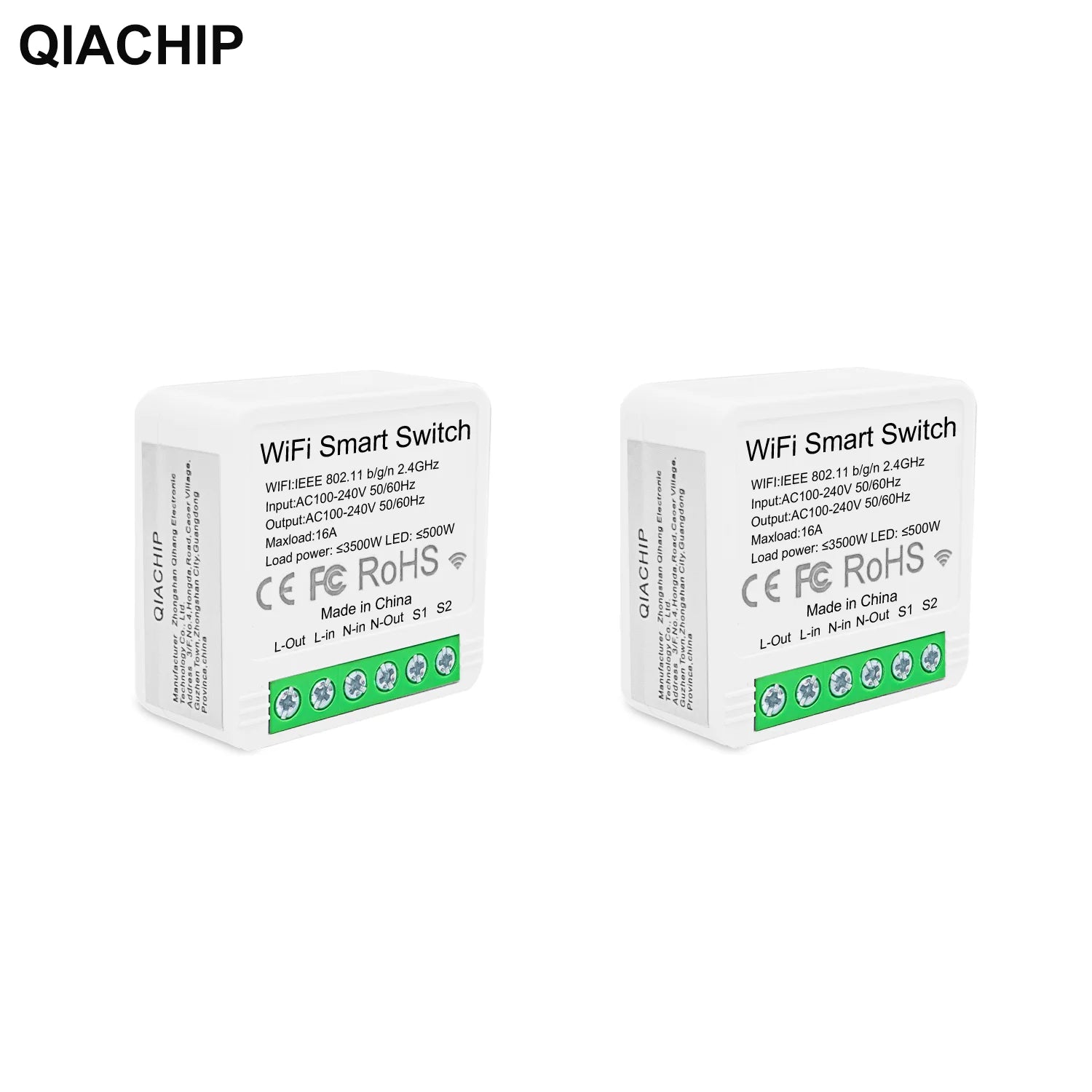 Wifi Smart Light Switch 2 Way Control Module AC 110V 220V Voice Control Ewelink APP Work with Alexa Google Home Alice