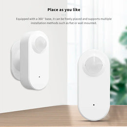 360° Rotatable Tuya Wifi Zigbee Smart Motion Detection Sensor Security Alarm Human Infrared Movement Sensor Alexa Google Home