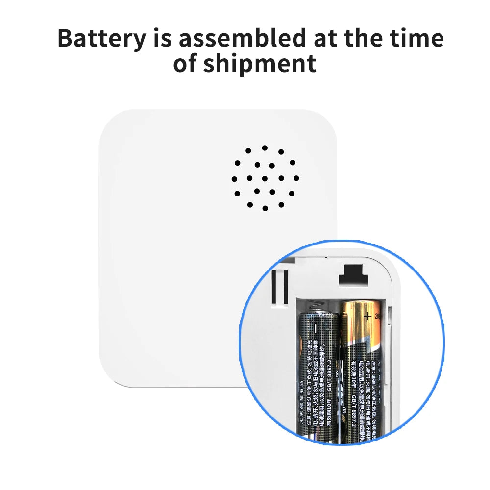 Tuya Zigbee3.0 Smart Vibration Alarm Sound Alert on Shock/Movement Detection, Home Assistant Compatible Security Sensor