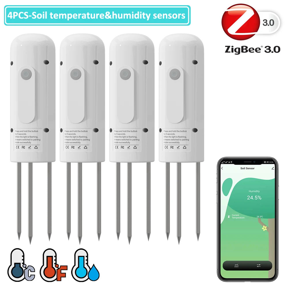 2024 NEW ZIGBEE Garden Watering Timer Smart Sprinkler Drip Irrigation System Built-In Water Flow Recorder Controller TUYA