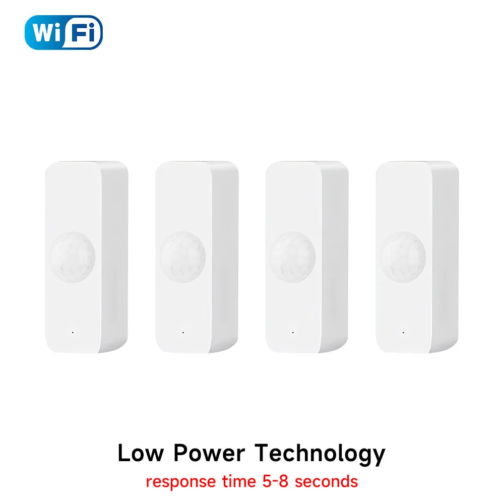 Tuya Wifi/Zigbee Smart PIR Sensor Human Body Infrared Motion Detector Home Security Scene Linkage via Alexa Google Home