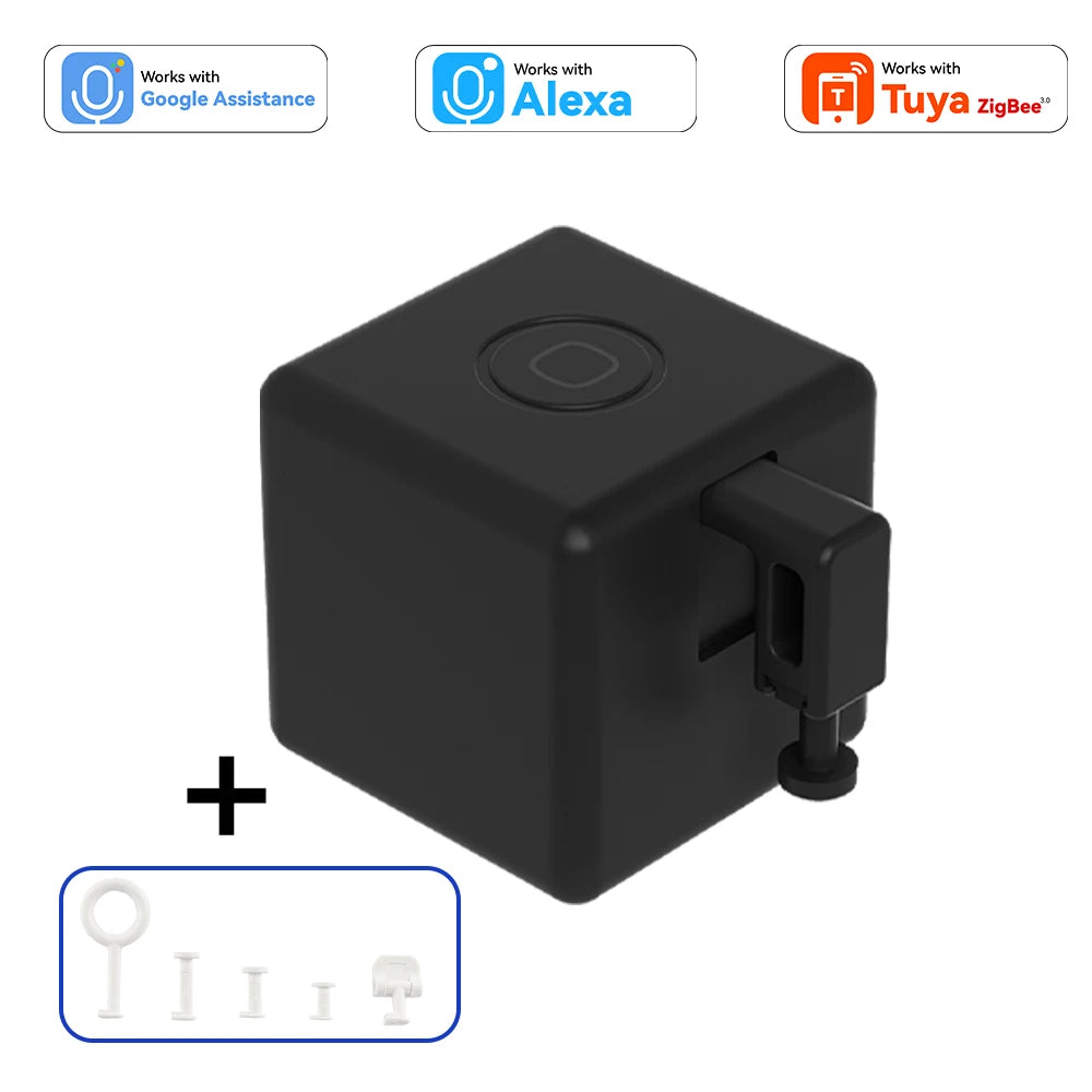 For Zigbee Smart Fingerbot plus Switch Button Pusher Touch Arms Fingerbot Works with Tuya Smart Life Control for Alexa Google
