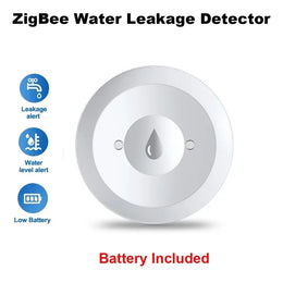 Tuya Smart Wifi Water Leak Sensor Water Overflow Level Detector 80Db Sound Alarm System Flood Leakage Sensor Remote Monitor