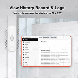 Smart Zigbee Vibration Sensor Remote Monitor Home Security Protection Motion Shock Alarm Only Support Zigbee2Mqtt Home Assistant