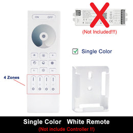 5 in 1 Controller Tuya Zigbee Wifi Smart LED Dimmer 2.4G RC Support Alexa Google Assistant for 12V 24V CCT RGB RGBCCT COB Strip