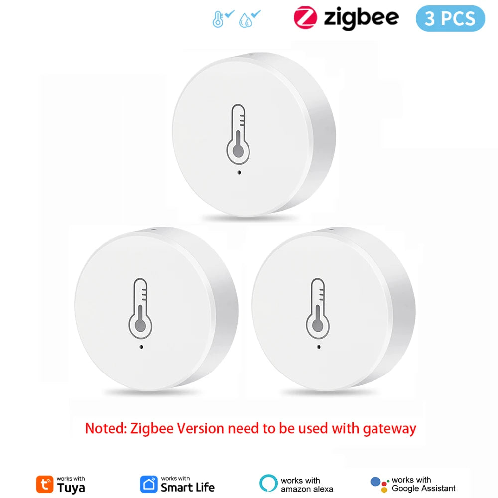 Revolutionize Your Home with the Tuya Zigbee Mini Temperature and Humidity Sensor – Smart Remote Monitoring with Alexa and Google Home Integration