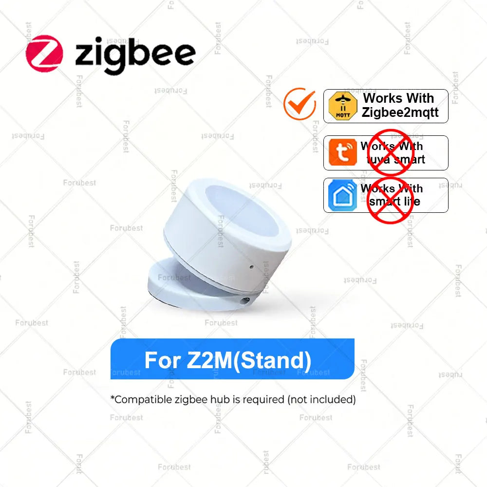 Zigbee Smart Light Sensor Illumiance Detector Real-Time Lux Brightness Monitoring Smart Home Automation for Tuya Smart Life Z2M