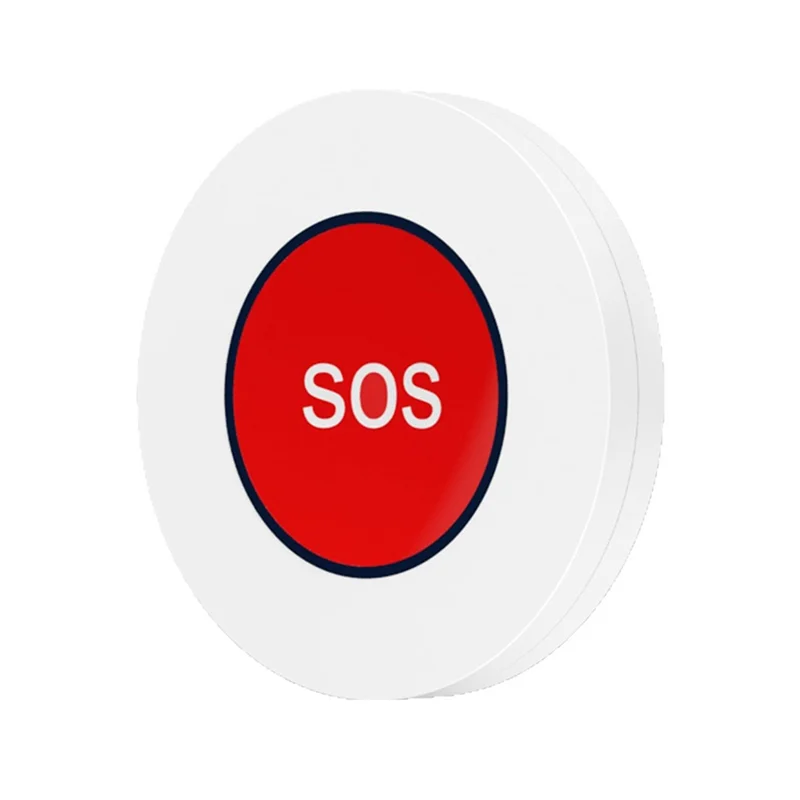 Abmf-"Tuya Zigbee SOS Button Emergency Help Switch for Elderly and Children - Wireless Remote Control Alarm Sensor"