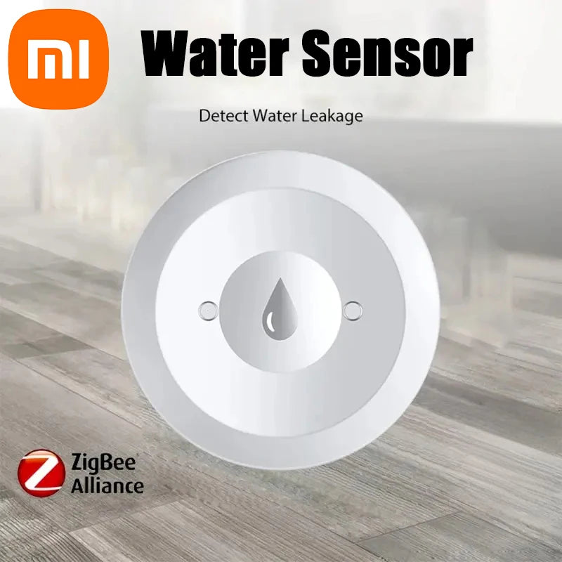 Xiaomi Water Sensor Flood Leak Detector App Remote Monitoring for Kitchen/Bathroom Support Home Assistant Zigbee 2Mqtt